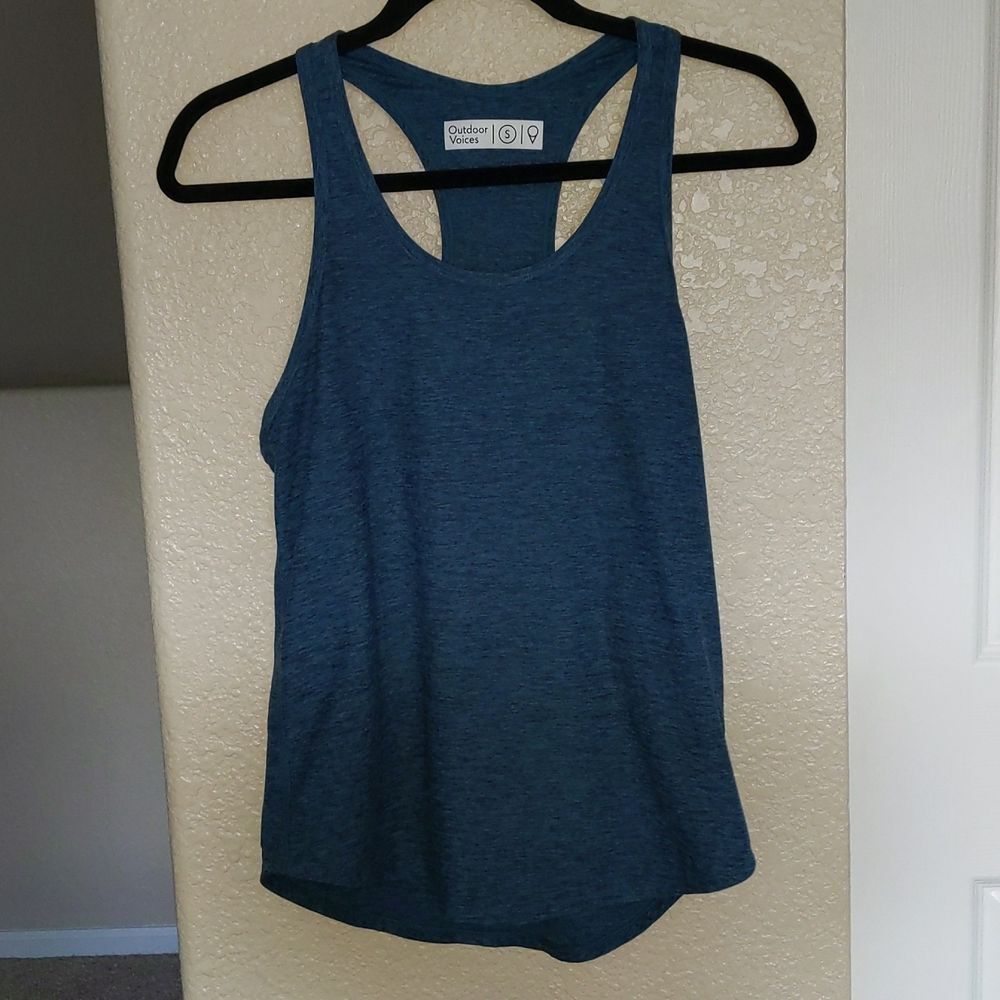 Outdoor Voices Women's Racerback Tank Top Short S